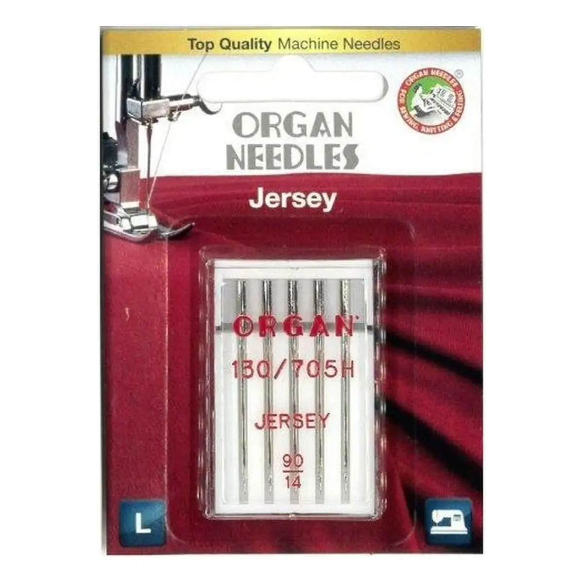Organ Brand Domestic Machine Needles - System: Jersey
