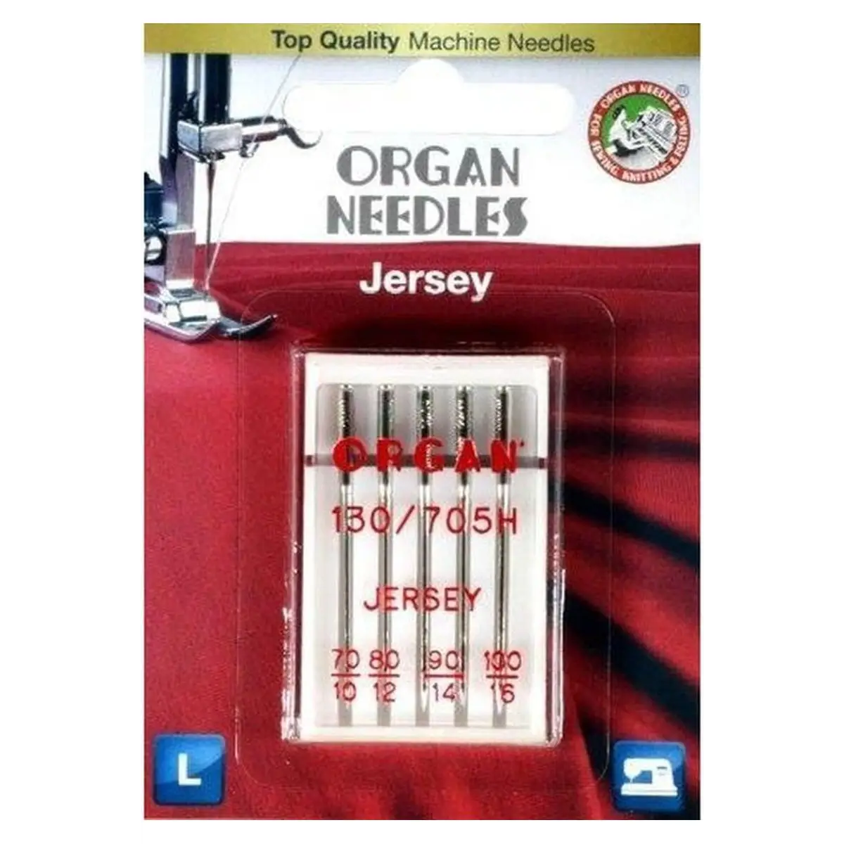 Organ Brand Domestic Machine Needles - System: Jersey