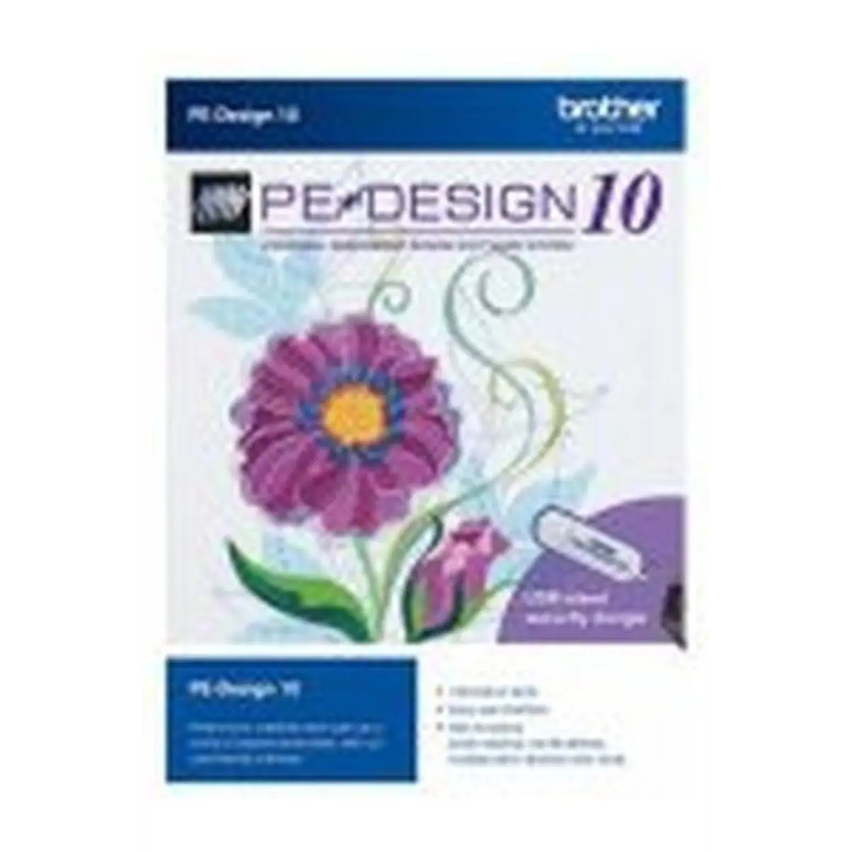 PE-Design 10 Embroidery Design and Digitizing Software