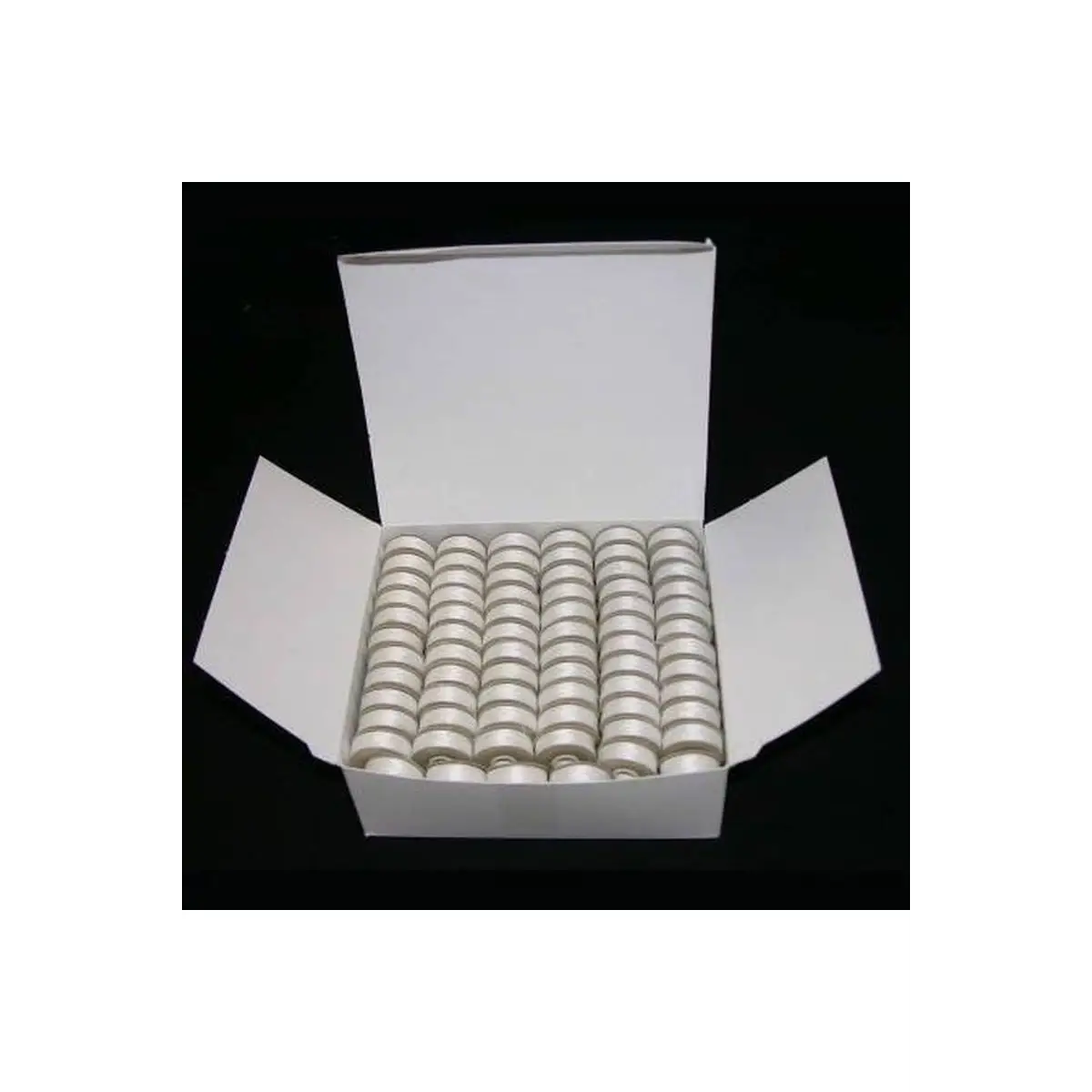 Polyester L Style Prewound Bobbin 144ct White