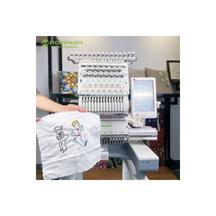 Promaker M-1501 Single Head 15 Multi Needle Embroidery Machine, Incl Optional Accessories & Stand