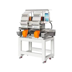 Promaker M-1502 Twin Head 15 Multi Needle Embroidery Machine, Incl Optional Accessories & Stand