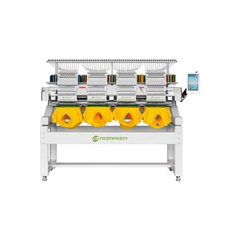 Promaker S-1504 Four Head 15 Multi Needle Embroidery Machine, Incl Optional Accessories & Stand