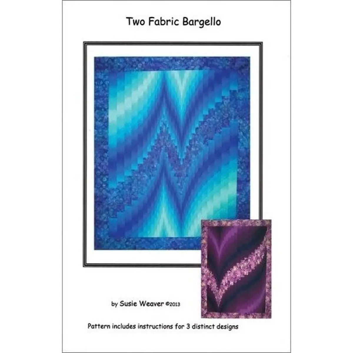 Two Fabric Bargello Pattern