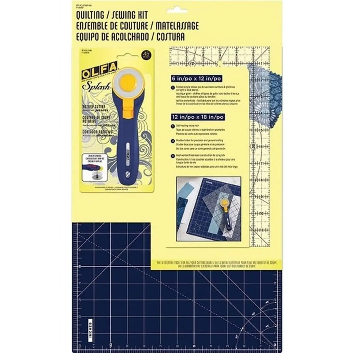 Quilt/Sew Kit Ruler Cutter Mat