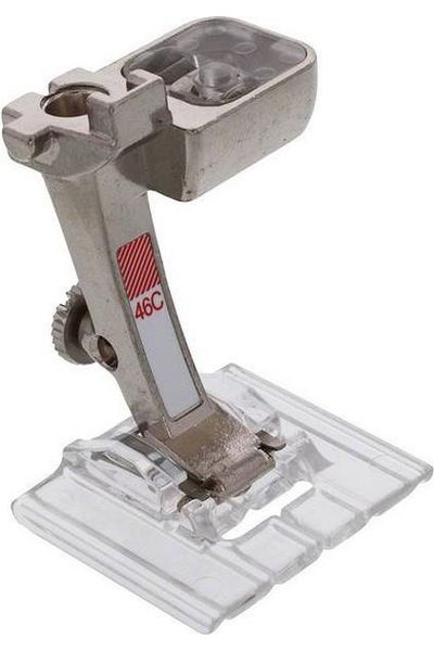 Bernina #46C Pintuck & Decorative Stitch Foot with Clear Sole