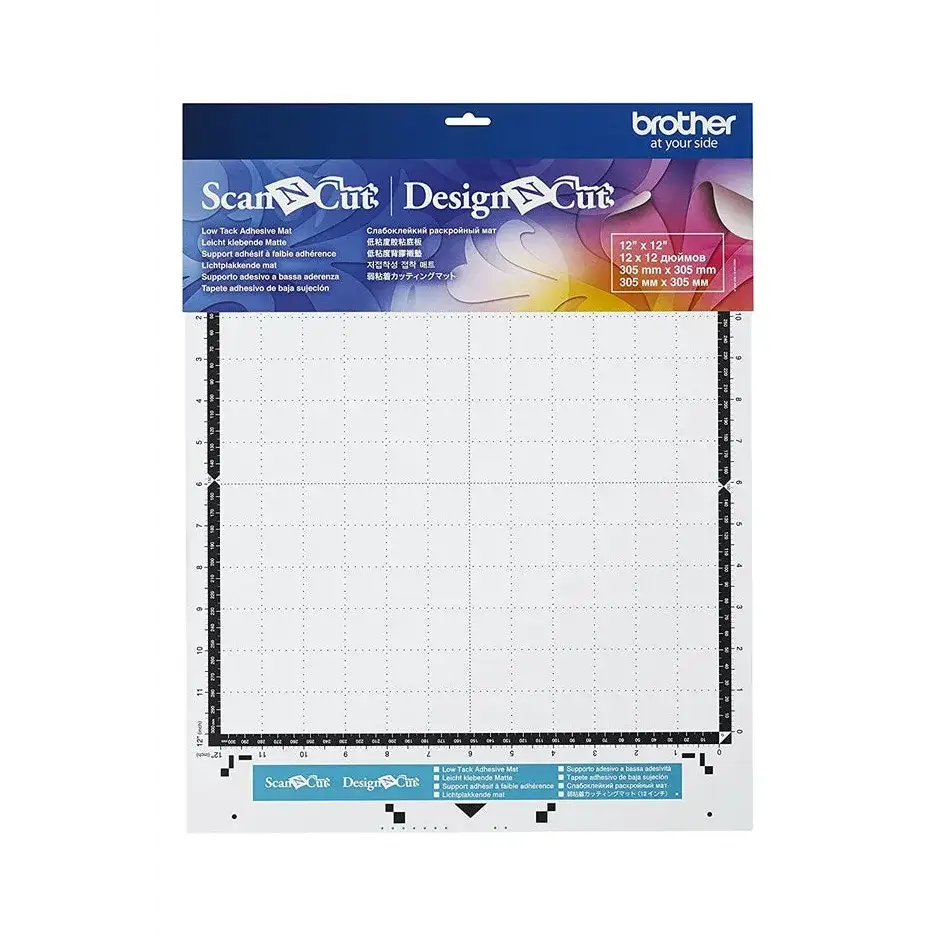 Scan'N'Cut Low Tack Adhesive Mat, 12"x12", Brother