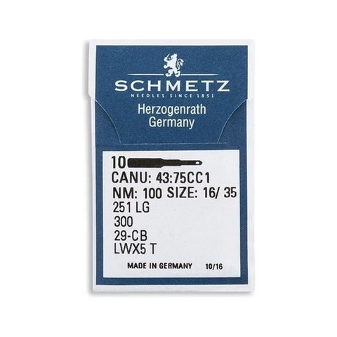 Schmetz Industrial Needles - System: 251LG Long, 10/Pack