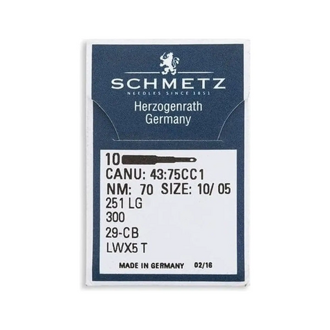 Schmetz Industrial Needles - System: 251LG Long, 10/Pack