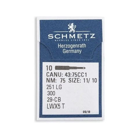 Schmetz Industrial Needles - System: 251LG Long, 10/Pack