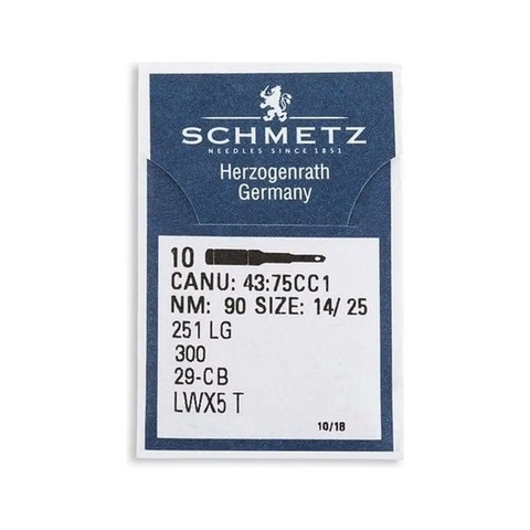 Schmetz Industrial Needles - System: 251LG Long, 10/Pack