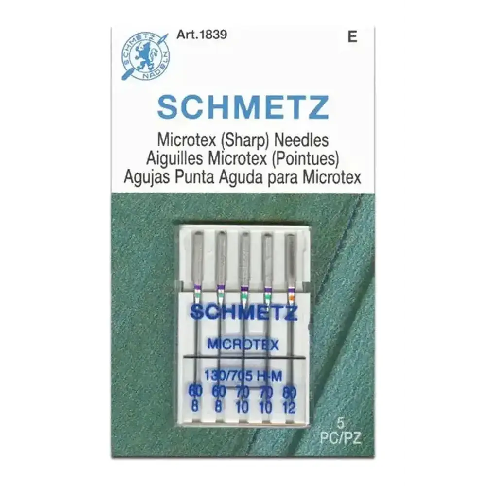 Schmetz Microtex Sharp Needles