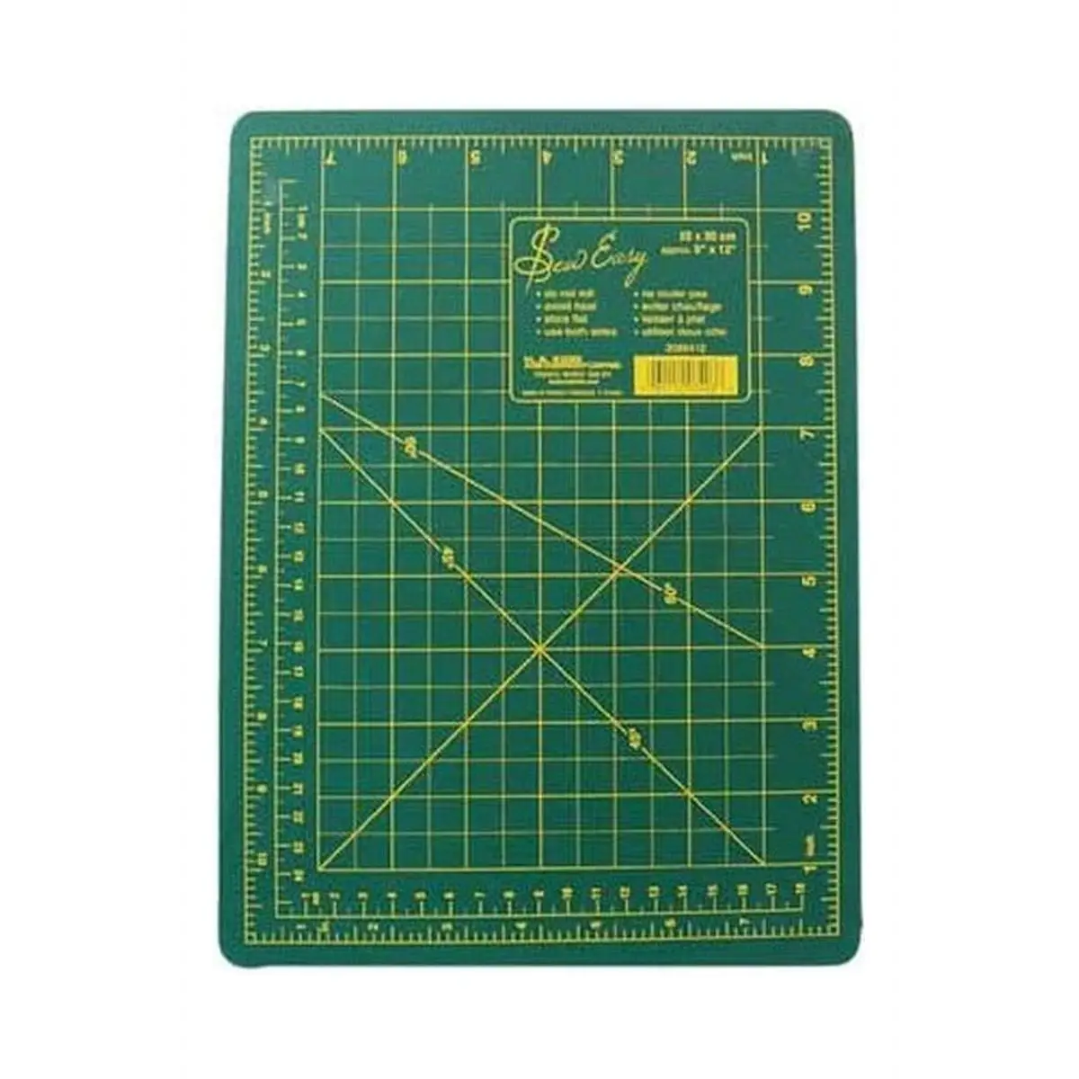 SEW EASY Green Cutting Mat - 9 x 12 22.9 x 30.5cm