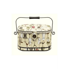 Sewing Basket with Wire Handle Dressform 12 x 8 x 7.5" #D612250
