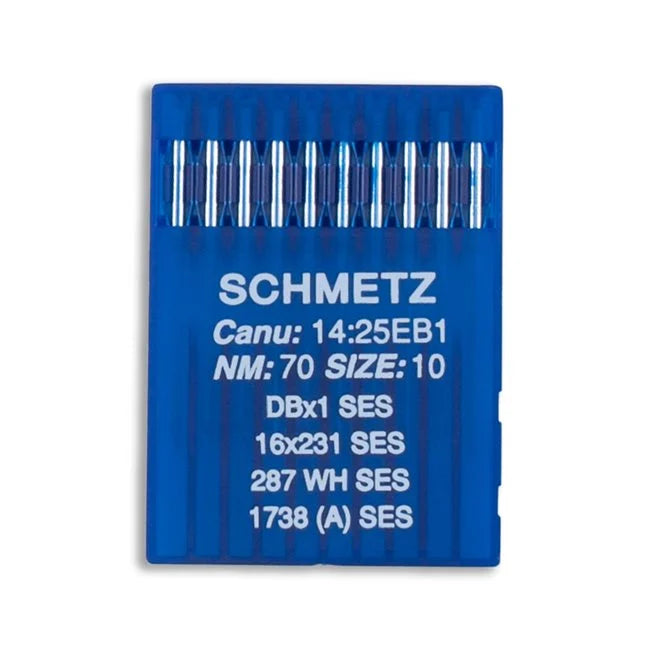 Schmetz Straight Stitch Industrial Needles - DBx1 SES, 287 WH SES - (10/PKG)