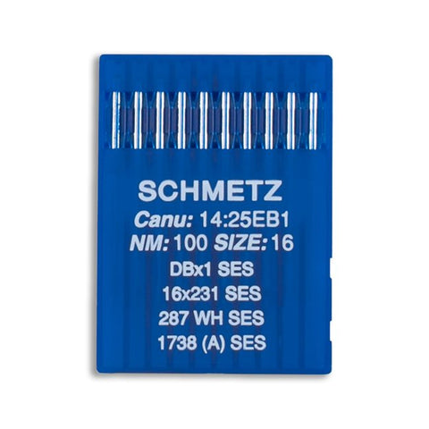 Schmetz Straight Stitch Industrial Needles - DBx1 SES, 287 WH SES - (10/PKG)