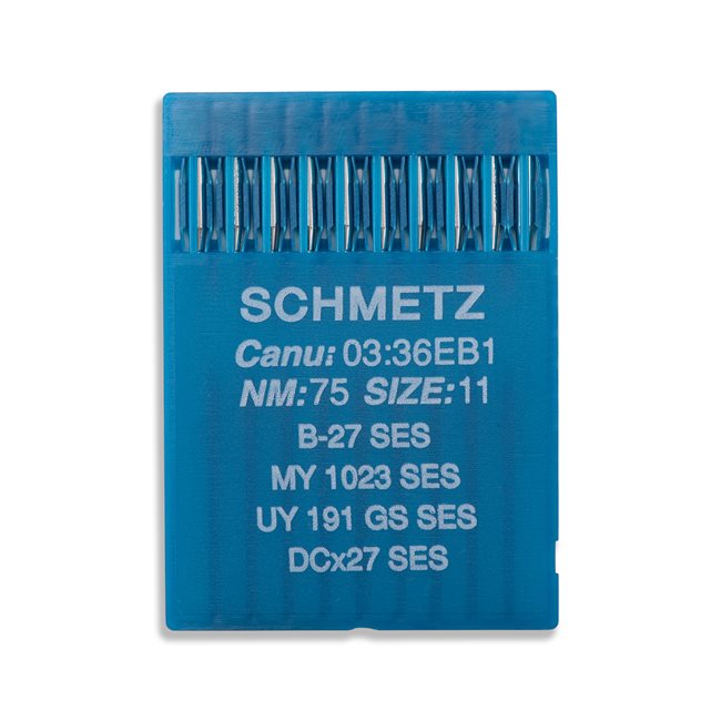 Schmetz Light Ball Point Industrial Needles - B-27(SES), DCx27(SES) - 10Pkg