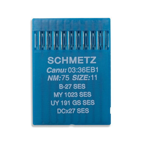 Schmetz Light Ball Point Industrial Needles - B-27(SES), DCx27(SES) - 10Pkg