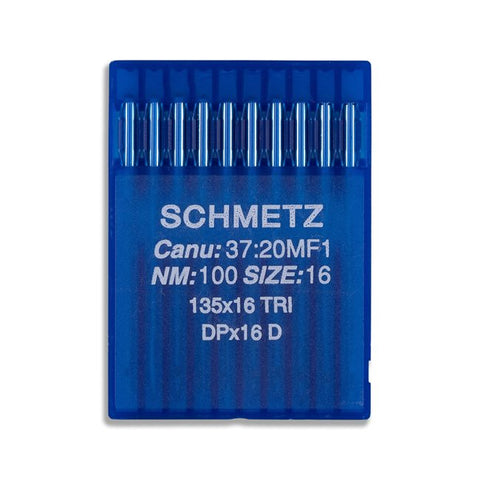Schmetz Industrial Leather Needles, DPx16 TRI - 10/Pkg