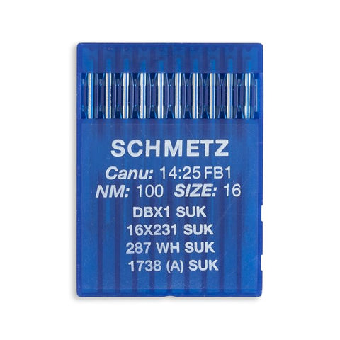 Schmetz Straight Stitch Industrial Needles - DBx1 SUK, 287 WH SUK - (10/PKG)