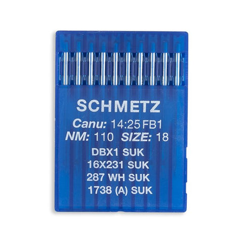Schmetz Straight Stitch Industrial Needles - DBx1 SUK, 287 WH SUK - (10/PKG)