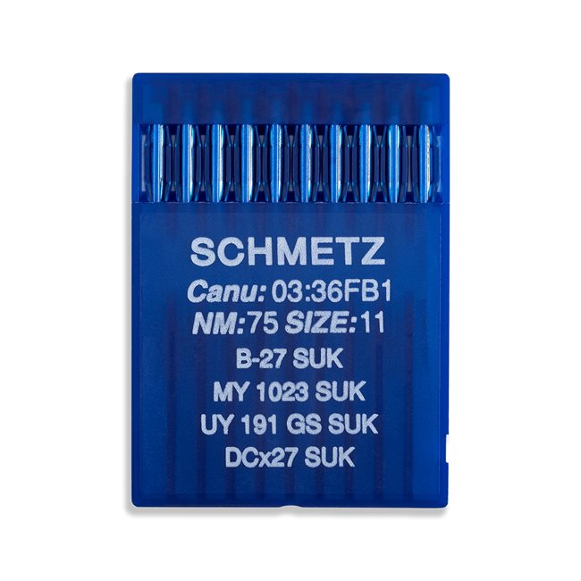 Schmetz Medium Ball Point Industrial Needles - B-27(SUK), DCx27(SUK) - 10Pkg