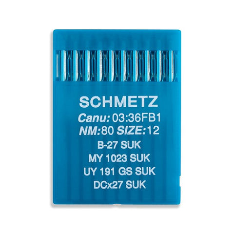 Schmetz Medium Ball Point Industrial Needles - B-27(SUK), DCx27(SUK) - 10Pkg