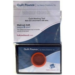 Stencil Chalk Transfer Quilt Pounce Pad White