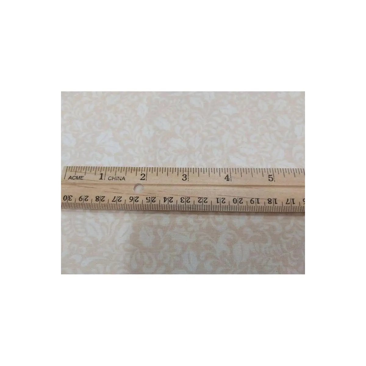 Christmas Foliage Cream 100% Cotton