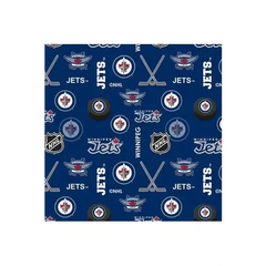 Fabric, Sykel Enterprises Fabric, NHL Winnipeg Jets Flannel