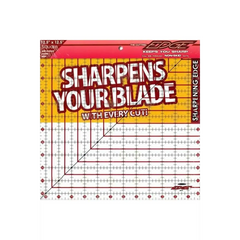The Cutting Edge Clear Sharpening Edge Ruler 12-1/2in Square