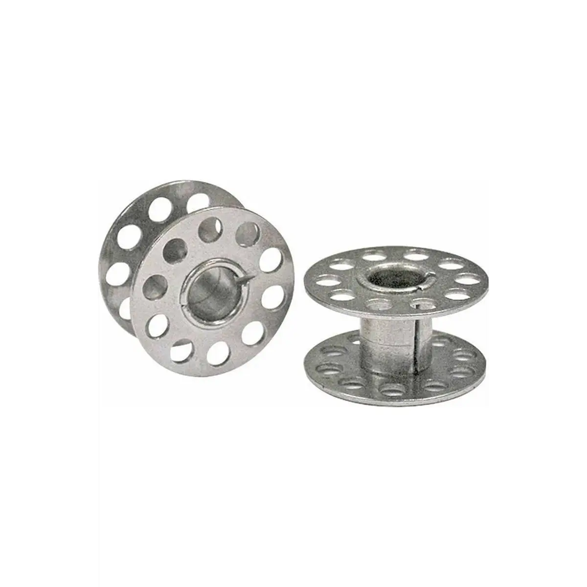 UNIQUE SEWING Class 15 10-Hole Metal Bobbins - 10pcs