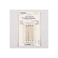 UNIQUE Pearl Head Hat Pins 10 pcs - 2.5"