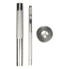 UNIQUE SEWING Double Cap Rivet Tool for 8mm x 4mm 5/16" x 3/16" Rivets