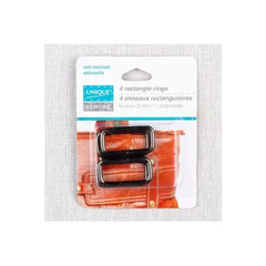 UNIQUE SEWING Rectangle Rings - 25mm 1? - 4 pcs.