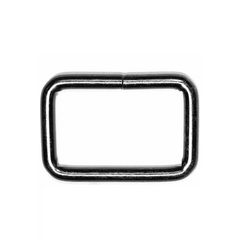 UNIQUE SEWING Rectangle Rings - 32mm 1 1/4" 4 pcs Gunmetal