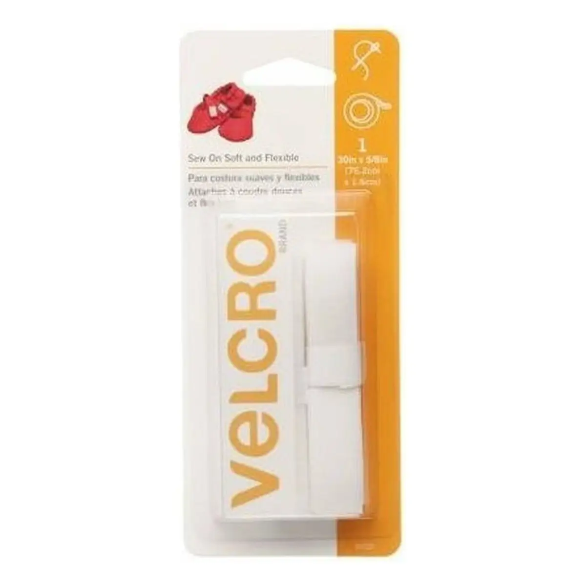 Velcro brand Soft & Flex Sew OmWhite 5/8in x 30in