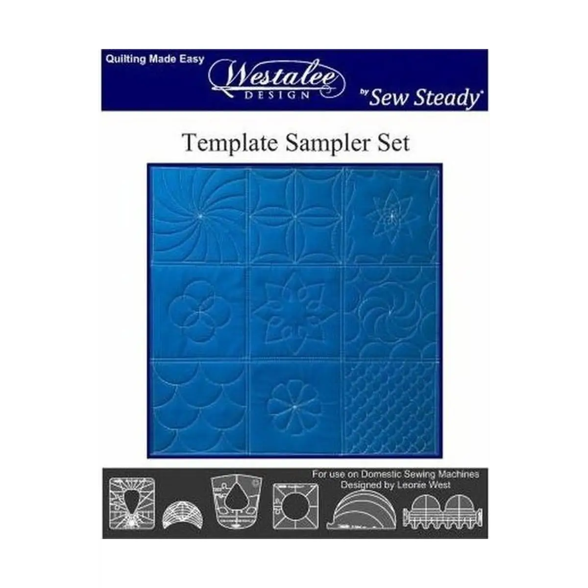 Westalee Design Low Shank Template Sampler Set 6pc