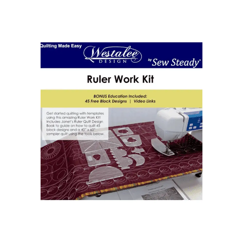 Westalee Ruler Work Kit Templates Only- Longarm #WT-RULERWORKKIT-LA