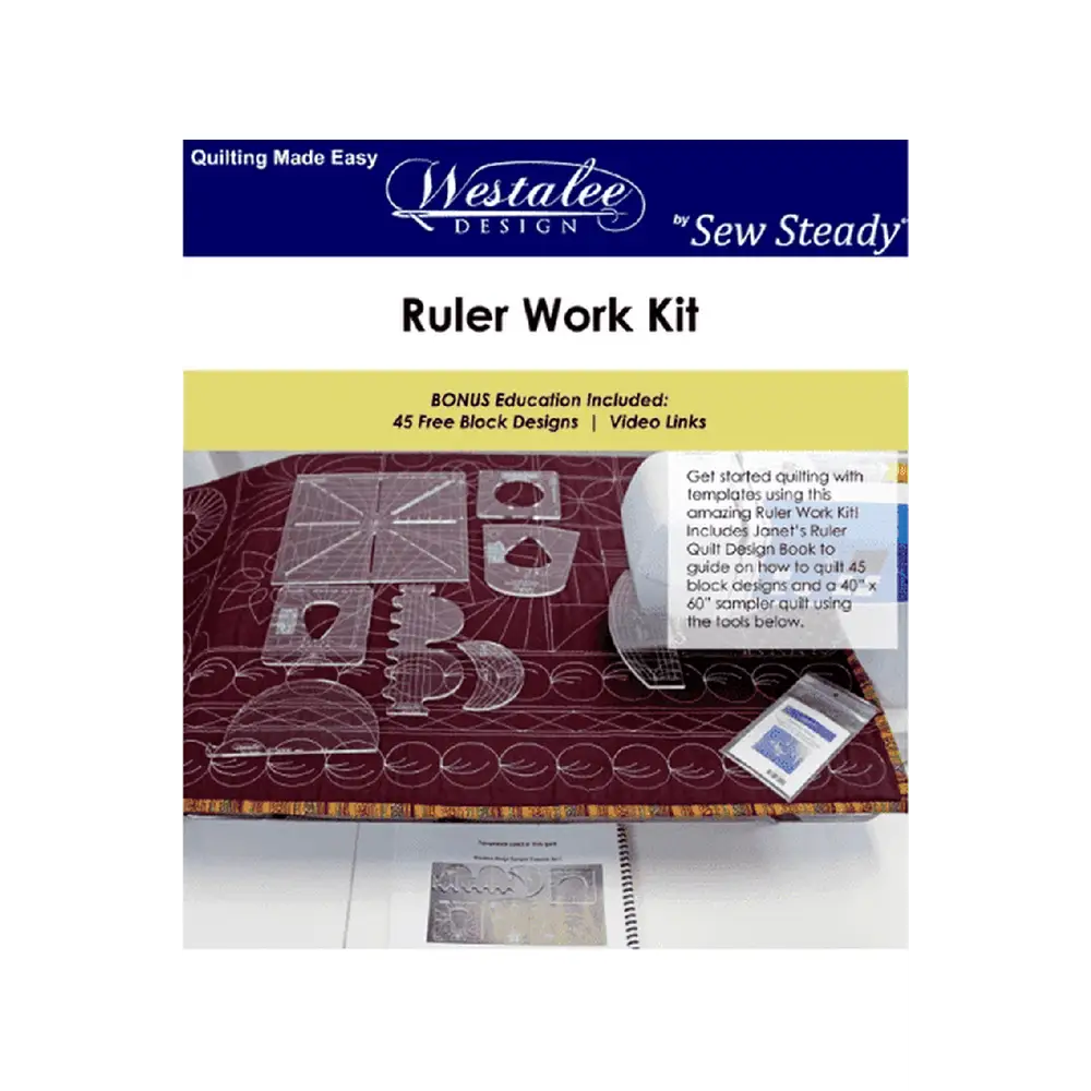 Westalee Ruler Work Kit Templates Only- Low Shank #WT-RULERWORKKIT-LS