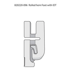 PFAFF® 2 mm Rolled Hem Foot